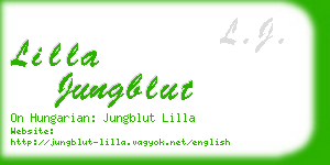 lilla jungblut business card
